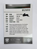 NRL 2025 Elite | Silver Parallel | #S115 | Tyrone Munro | Rabbitohs