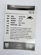 NRL 2025 Elite | Silver Parallel | #S107 | Brian To'o | Panthers