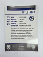 NRL 2025 Elite | Silver Parallel | #S099 | Jack Williams | Eels