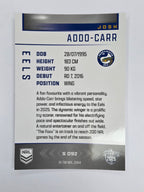 NRL 2025 Elite | Silver Parallel | #S092 | Josh Addo-Carr | Eels