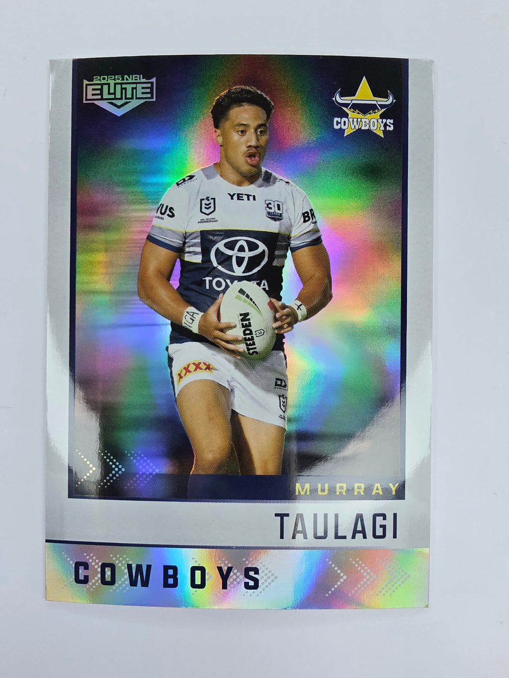 NRL 2025 Elite | Silver Parallel | #S090 | Murray Taulagi | Cowboys