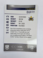 NRL 2025 Elite | Silver Parallel | #S086 | Thomas Duffy | Cowboys
