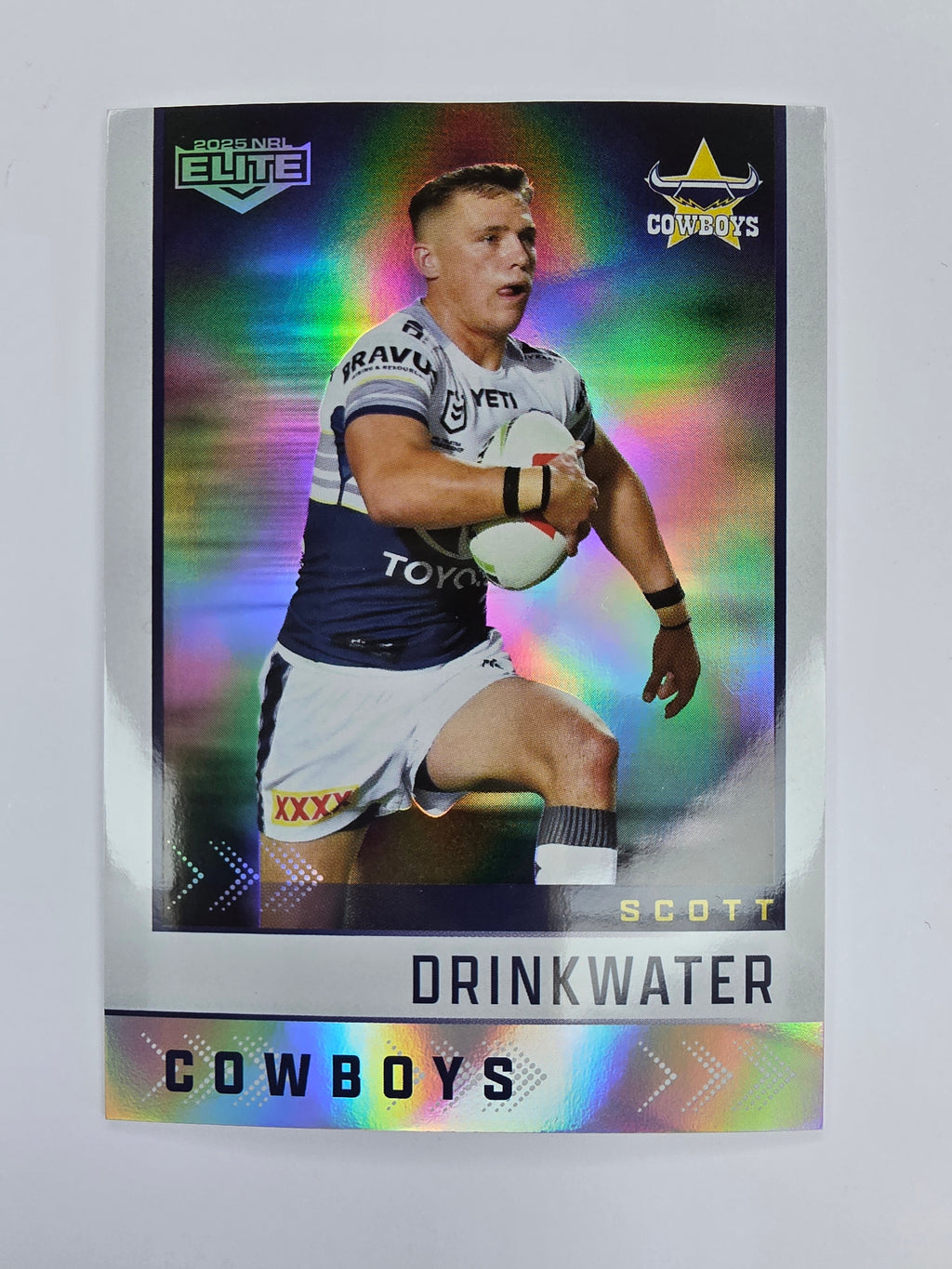 NRL 2025 Elite | Silver Parallel | #S085 | Scott Drinkwater | Cowboys