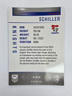 NRL 2025 Elite | Silver Parallel | #S079 | James Schiller | Knights