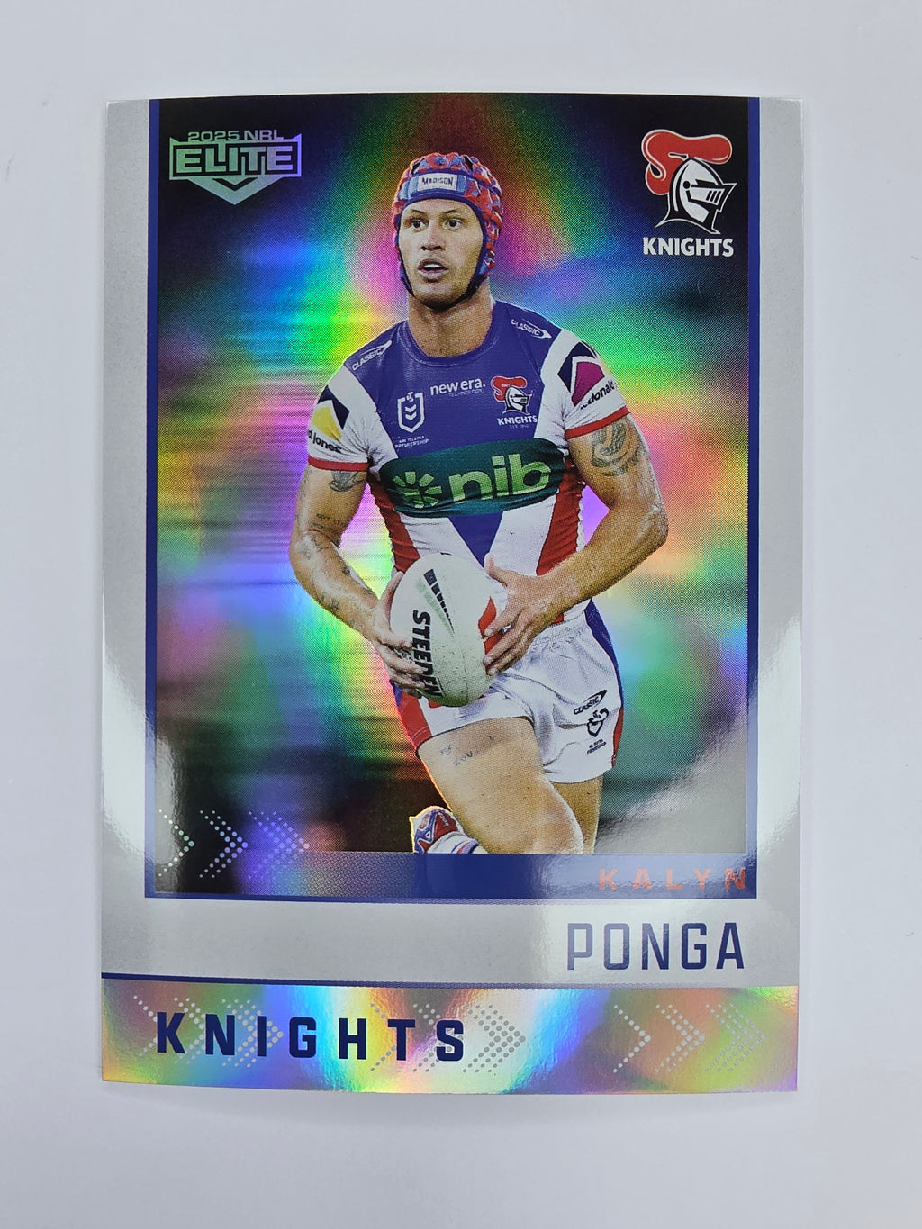 NRL 2025 Elite | Silver Parallel | #S077 | Kalyn Ponga | Knights