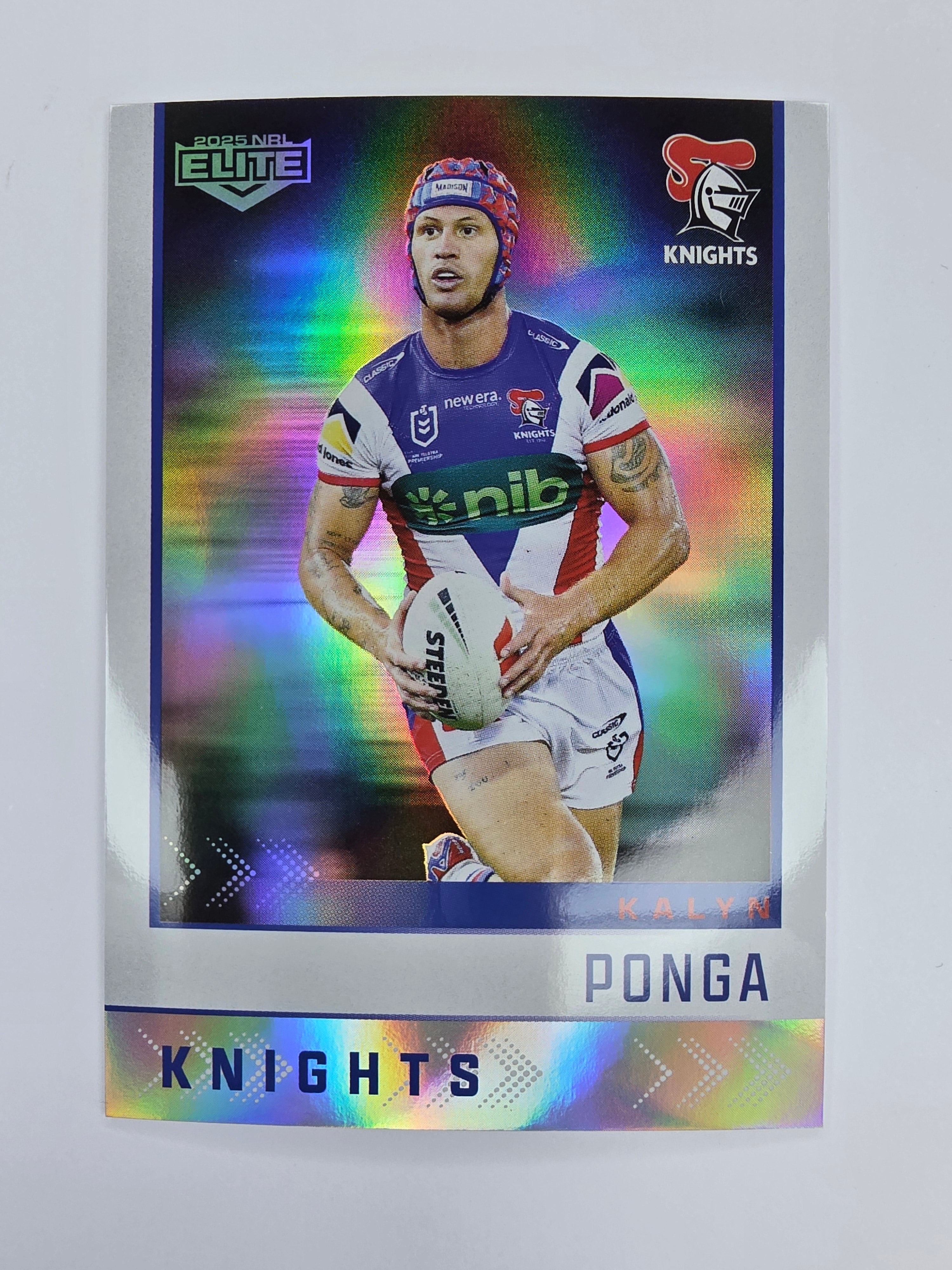 NRL 2025 Elite | Silver Parallel | #S077 | Kalyn Ponga | Knights