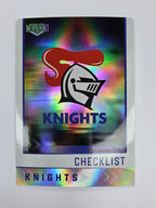 NRL 2025 Elite | Silver Parallel | #S073 | Checklist | Knights