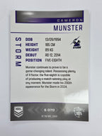 NRL 2025 Elite | Silver Parallel | #S070 | Cameron Munster | Storm