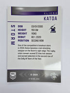 NRL 2025 Elite | Silver Parallel | #S069 | Eliesa Katoa | Storm