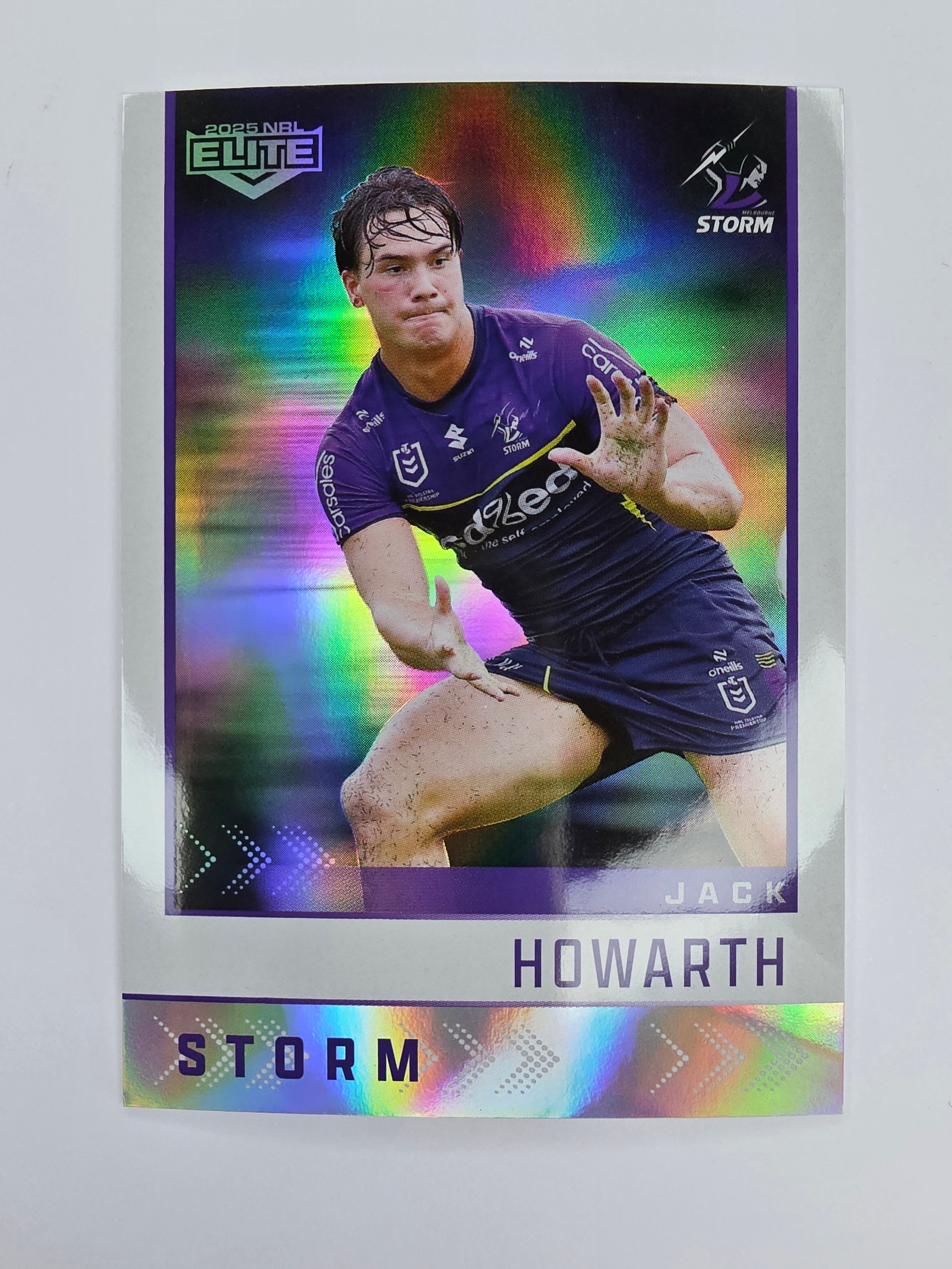 NRL 2025 Elite | Silver Parallel | #S067 | Jack Howarth | Storm