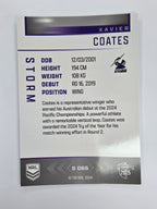 NRL 2025 Elite | Silver Parallel | #S065 | Xavier Coates | Storm