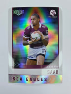 NRL 2025 Elite | Silver Parallel | #S061 | Jason Saab | Sea Eagles