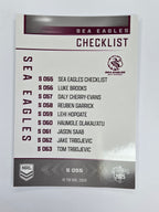 NRL 2025 Elite | Silver Parallel | #S055 | Checklist | Sea Eagles