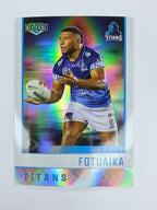 NRL 2025 Elite | Silver Parallel | #S053 | Moeaki Foiuaika | Titans