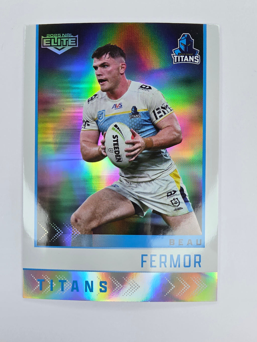 NRL 2025 Elite | Silver Parallel | #S051 | Beau Fermor | Titans