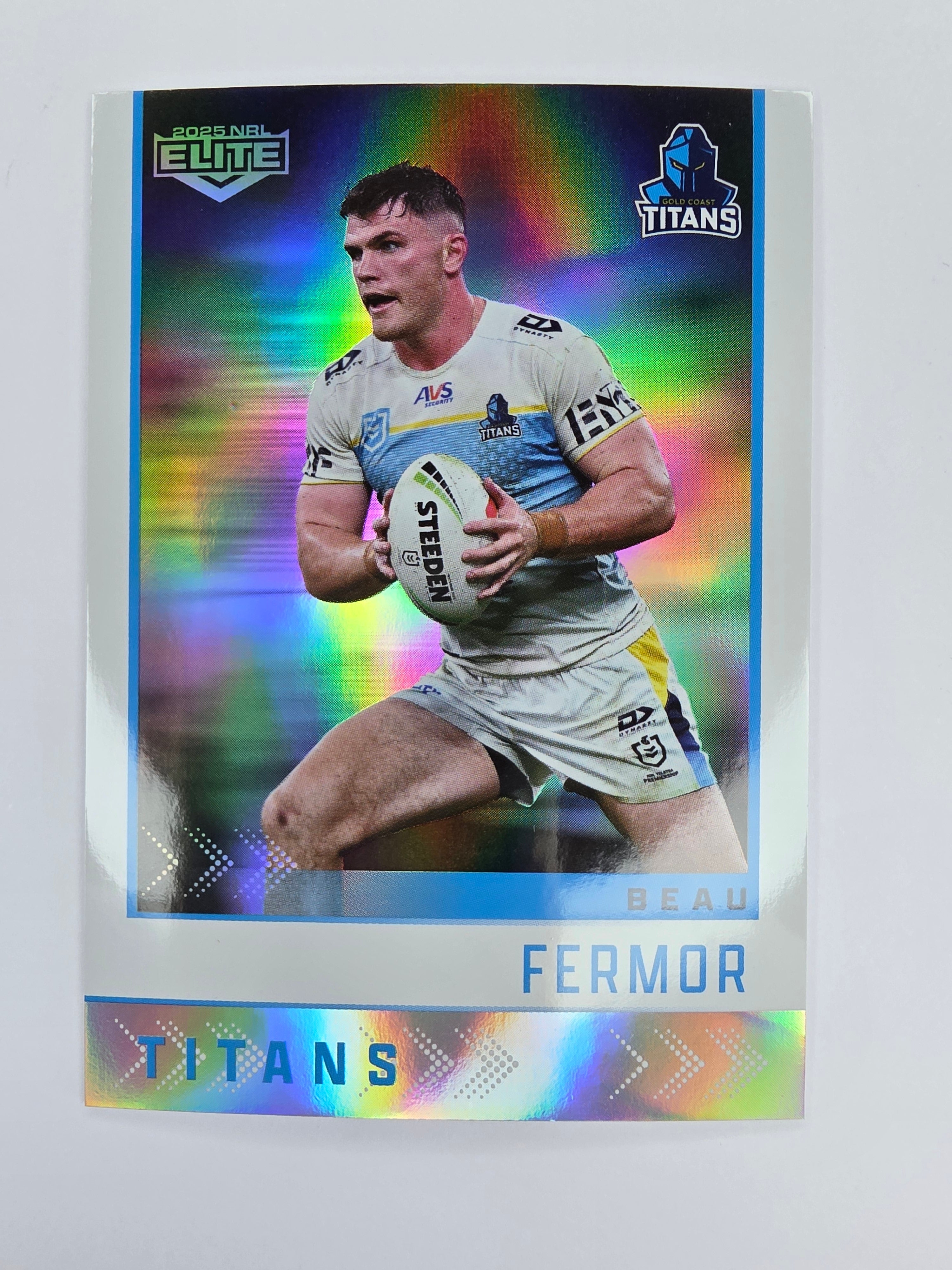 NRL 2025 Elite | Silver Parallel | #S051 | Beau Fermor | Titans
