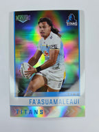 NRL 2025 Elite | Silver Parallel | #S050 | Tino Fa'asuamaleaui | Titans