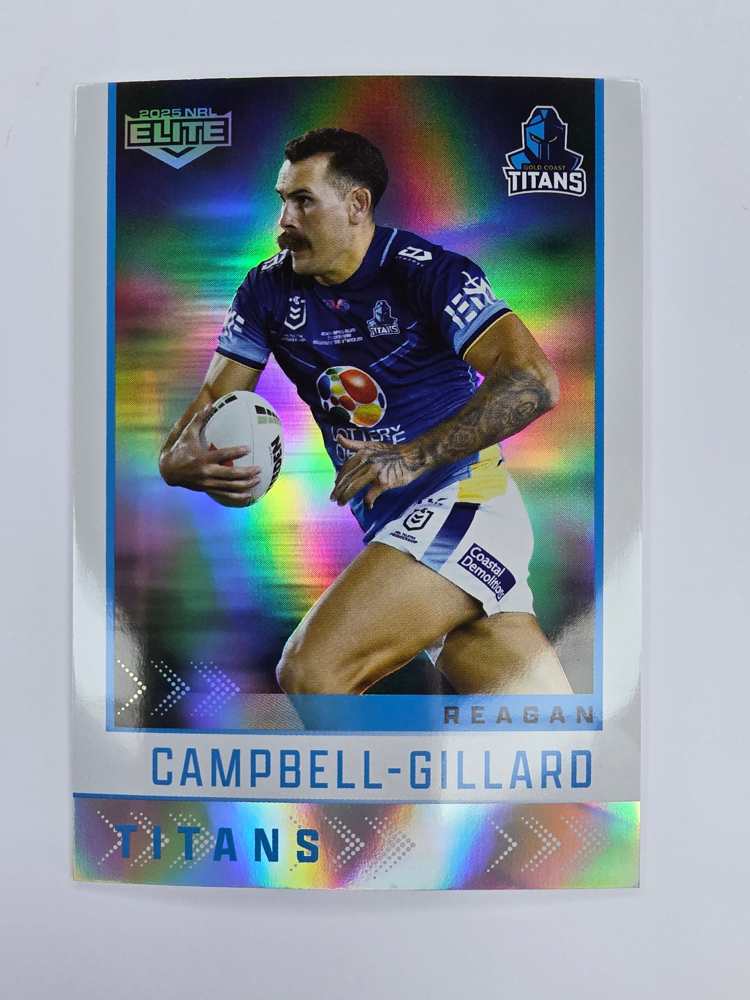 NRL 2025 Elite | Silver Parallel | #S049 | Reagan Campbell-Gillard | Titans