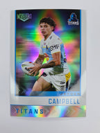 NRL 2025 Elite | Silver Parallel | #S048 | Jayden Campbell | Titans