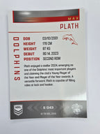 NRL 2025 Elite | Silver Parallel | #S043 | Max Plath | Dolphins