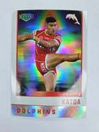 NRL 2025 Elite | Silver Parallel | #S041 | Isaiya Katoa | Dolphins