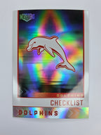 NRL 2025 Elite | Silver Parallel | #S037 | Checklist | Dolphins