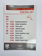 NRL 2025 Elite | Silver Parallel | #S037 | Checklist | Dolphins