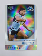 NRL 2025 Elite | Silver Parallel | #S034 | Ronaldo Mulitalo | Sharks