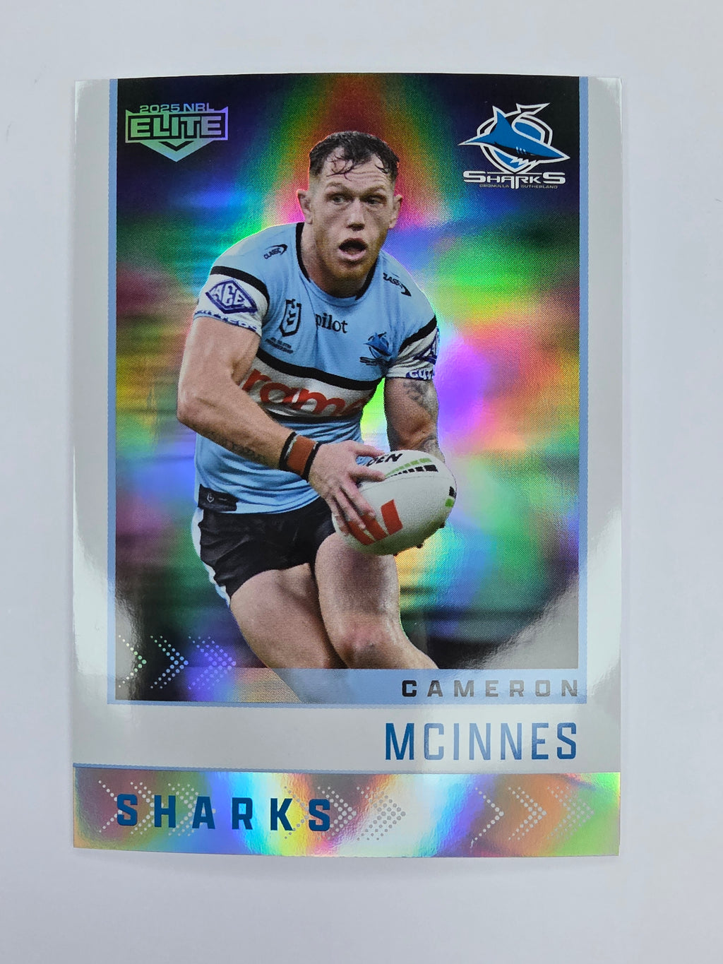 NRL 2025 Elite | Silver Parallel | #S033 | Cameron McInnes | Sharks