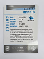 NRL 2025 Elite | Silver Parallel | #S033 | Cameron McInnes | Sharks