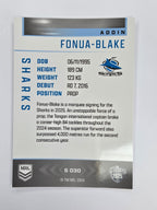 NRL 2025 Elite | Silver Parallel | #S030 | Addin Fonua-Blake | Sharks