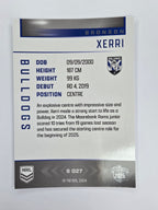 NRL 2025 Elite | Silver Parallel | #S027 | Bronson Xerri | Bulldogs