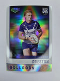 NRL 2025 Elite | Silver Parallel | #S025 | Jacob Preston | Bulldogs