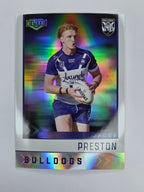 NRL 2025 Elite | Silver Parallel | #S025 | Jacob Preston | Bulldogs