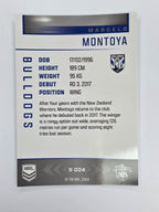 NRL 2025 Elite | Silver Parallel | #S024 | Marcelo Montoya | Bulldogs