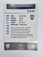 NRL 2025 Elite | Silver Parallel | #S022 | Viliame Kikau | Bulldogs