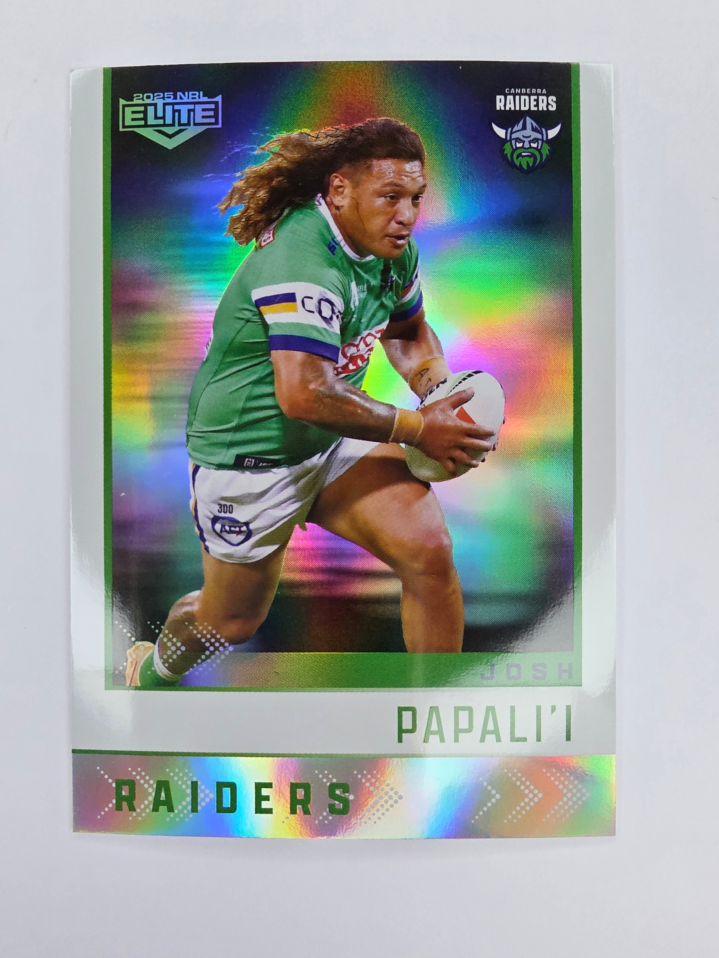 NRL 2025 Elite | Silver Parallel | #S014 | Josh Papali'i | Raiders