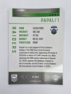 NRL 2025 Elite | Silver Parallel | #S014 | Josh Papali'i | Raiders
