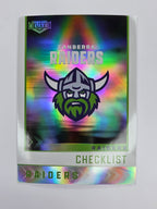 NRL 2025 Elite | Silver Parallel | #S010 | Checklist | Raiders
