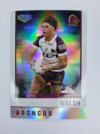 NRL 2025 Elite | Silver Parallel | #S009 | Reece Walsh | Broncos
