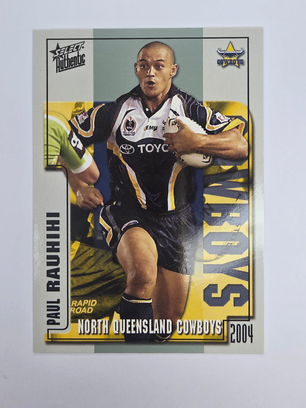 NRL 2004 Authentic Base Card #65 Paul Rauhihi North Queensland Cowboys