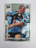 NRL 2004 Authentic Base Card #114 Chris Beattie Cronulla-Sutherland Sharks