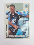 NRL 2004 Authentic Base Card #118 Danny Nutley Cronulla-Sutherland Sharks