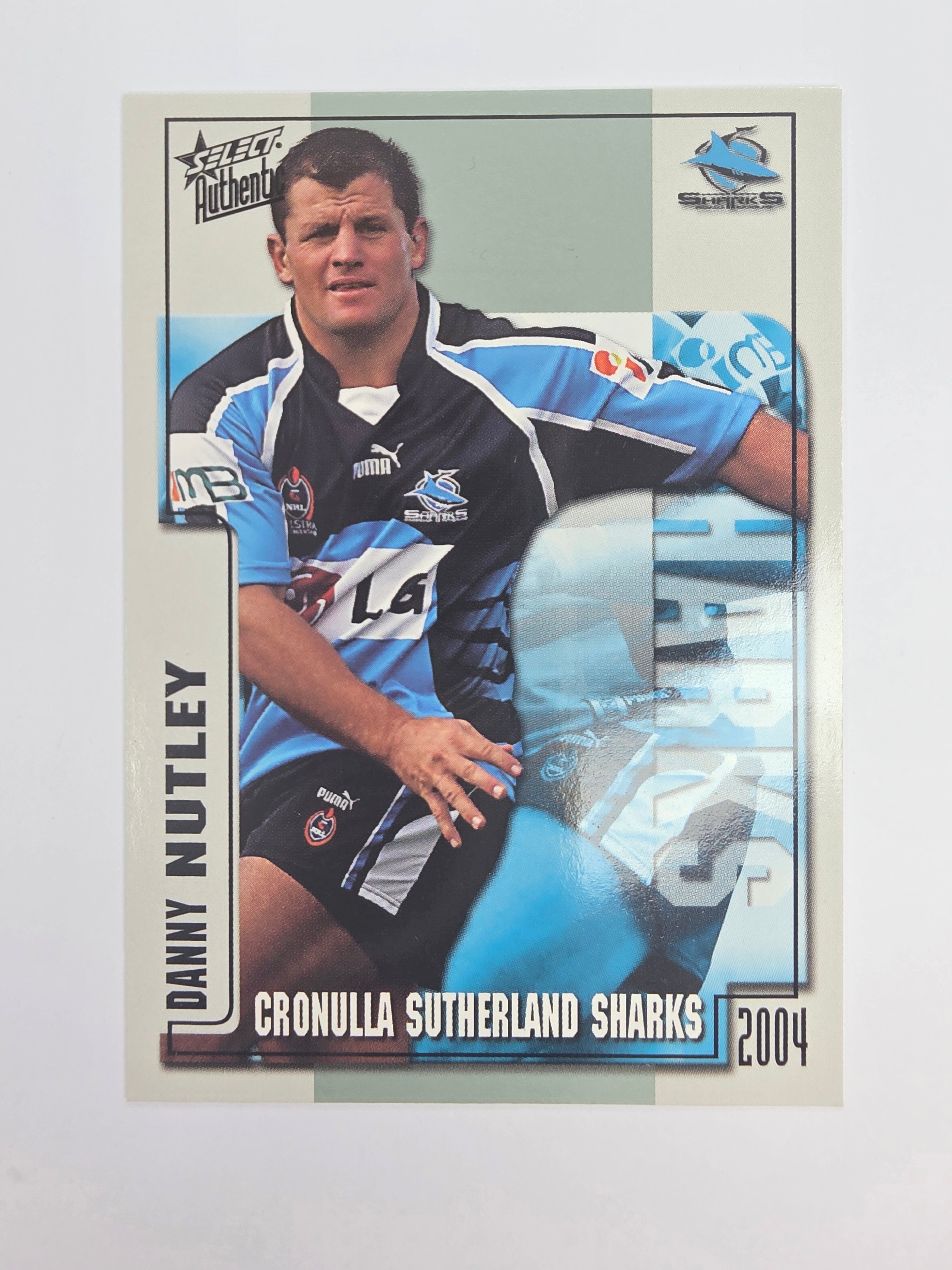 NRL 2004 Authentic Base Card #118 Danny Nutley Cronulla-Sutherland Sharks