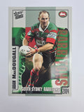 NRL 2004 Authentic Base Card #142 Adam MacDougall South Sydney Rabbitohs