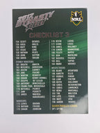 NRL 2012 Dynasty Base Card #3 Checklist 3