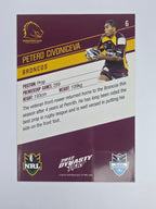 NRL 2012 Dynasty Base Card #6 Petero Civoniceva Brisbane Broncos