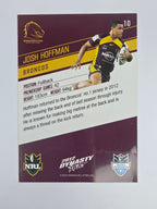 NRL 2012 Dynasty Base Card #10 Josh Hoffman Brisbane Broncos