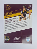 NRL 2012 Dynasty Base Card #11 Ben Hunt Brisbane Broncos