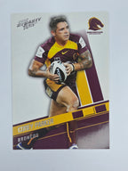 NRL 2012 Dynasty Base Card #12 Corey Parker Brisbane Broncos